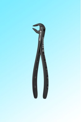 ATRAUMATIC TOOTH EXTRACTING FORCEPS FIG.74 BLACK TITANIUM COATED