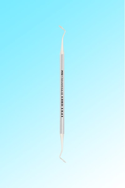 AMALGAM CONDENSER DOUBLE ENDED WITH 1.1 & 1.4 MM SERRATED TIP