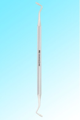 AMALGAM CONDENSER DOUBLE ENDED WITH 1.1 & 1.4 MM SERRATED TIP