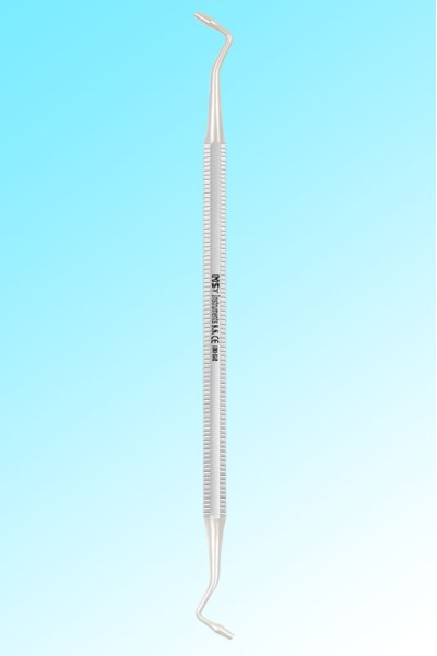 AMALGAM CONDENSER DOUBLE ENDED WITH 1.1 & 1.4 MM SERRATED TIP