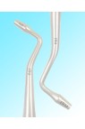 AMALGAM CONDENSER DOUBLE ENDED WITH 1.1 & 1.4 MM SERRATED TIP