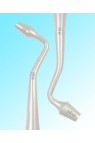 AMALGAM CONDENSER DOUBLE ENDED WITH 2.4 & 2.8 MM SERRATED TIP