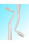 AMALGAM CONDENSER DOUBLE ENDED WITH 2.2 & 2.6 MM SERRATED TIP