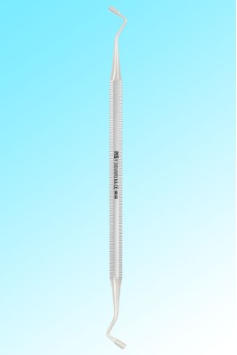 AMALGAM CONDENSER DOUBLE ENDED WITH 2.4 & 2.8 MM SERRATED TIP