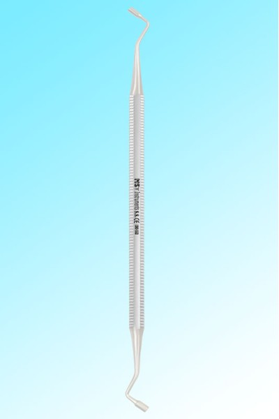 AMALGAM CONDENSER DOUBLE ENDED WITH 2.4 & 2.8 MM SERRATED TIP