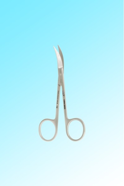 IRIS GUM SCISSOR  ANGLED 120MM