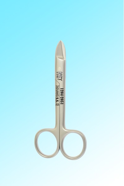 CROWN & GOLD SCISSORS STRAIGHTONE BLADE SERRATED