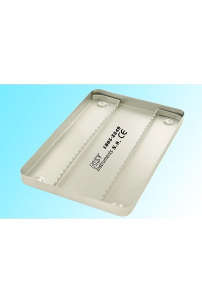 INSTRUMENTS TRAY WITH RACK INSERT 23 PCS  SOLID