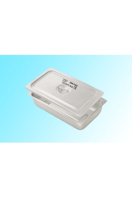 INSTRUMENT TRAY WITH LID 127X228X51MM SMALL