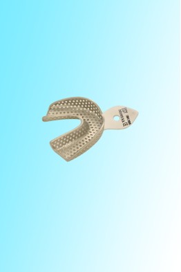 PARTIAL DENTURE IMPRESSION TRAY LOWER SIZE M WITH RETENTION RIM