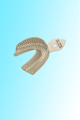 PARTIAL DENTURE IMPRESSION TRAY LOWER SIZE L WITH RETENTION RIM