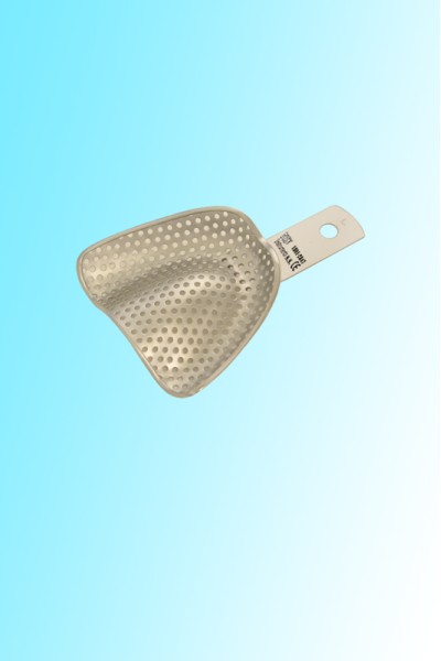 IMPRESSION TRAY FULL DENTURE UPPER SIZE L WITH RETENTION RIM