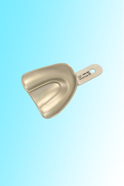 FULL DENTURE IMPRESSION TRAY UPPER SIZE L WITH RETENTION RIM