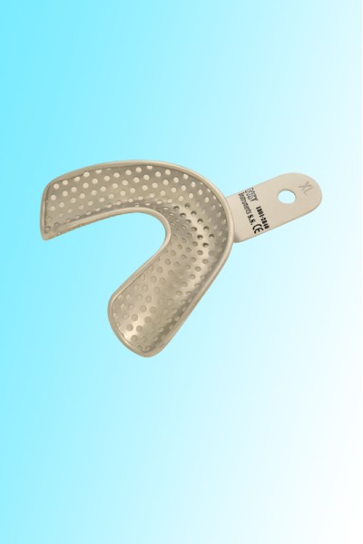 IMPRESSION TRAY FULL DENTURE LOWER SIZE  XL WITH RETENTION RIM