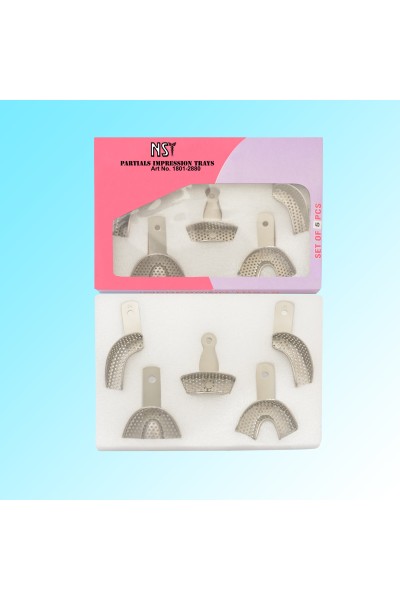 QUADRANT IMPRESSION TRAYS SET 5PCS