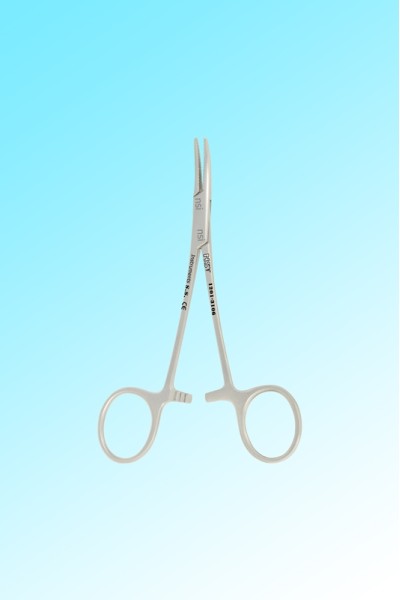 HALSTED-MOSQUITO HEMOSTAT FORCEPS CURVED 130MM